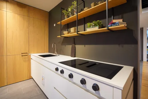 Decker Massivholz Küchenzeile Weiß